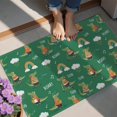 thumbnail image 4 of Green Crocodile Rainbow Pattern Door Rugs,Washable Non Slip Door Mats Indoor,Decorative Door Mats,Entry Mat Indoor for Entrance,Bedroom,Kitchen,Bathroom,20"x32", 4 of 6