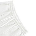 thumbnail image 4 of MIXUE Mens Shorts Summer Solid Color Jacquard Elastic Waist Drawstring Fashion Casual Breathable Slim Outwear,White,XL, 4 of 9