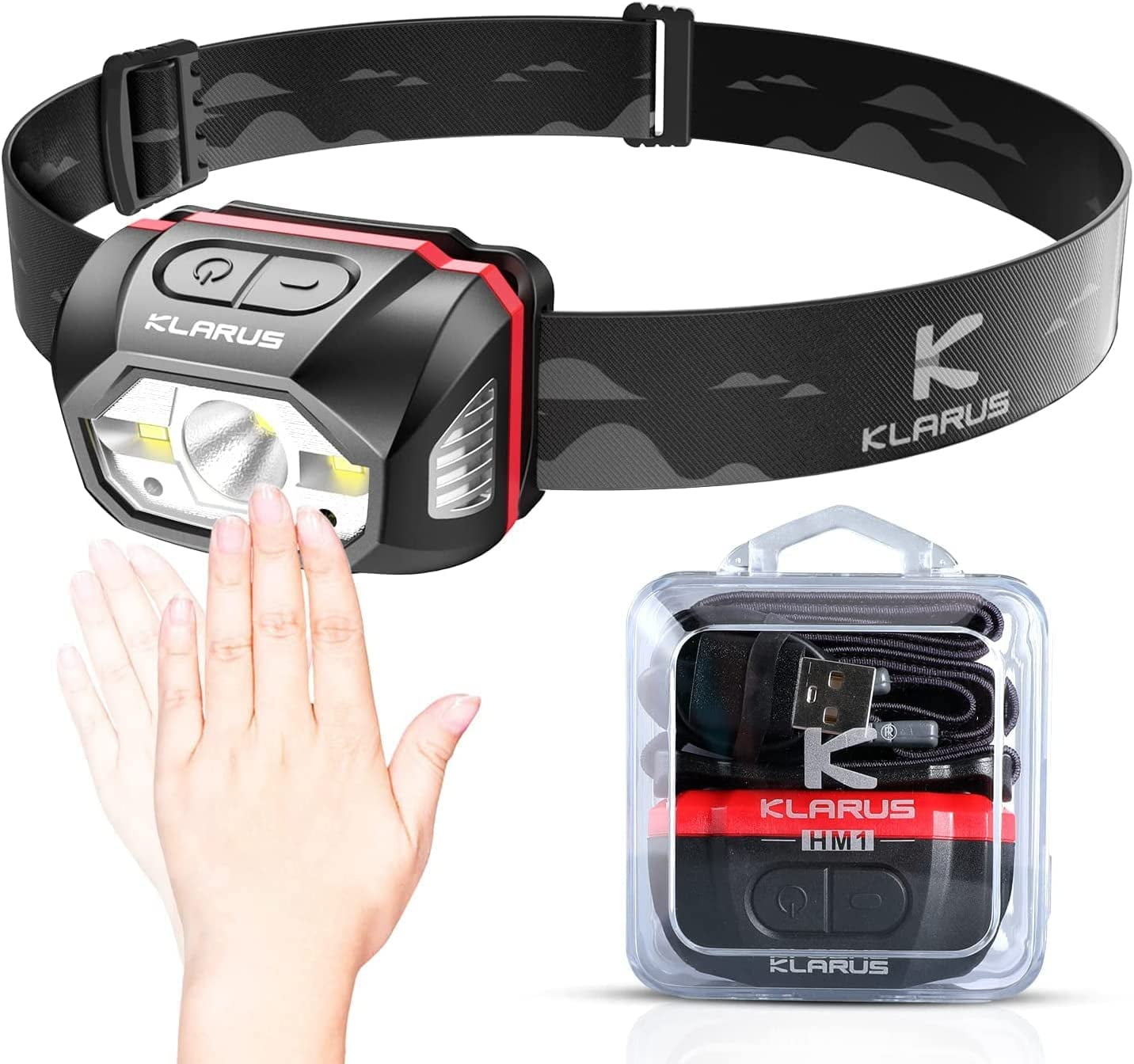 Headlamps BUSHNELL TRKR H250L 250LUMEN HEADLAMP WHITE RED BLOOD