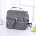 thumbnail image 1 of Bolsa de almuerzo de tela Oxford, bolsa de pícnic al aire libre, bolsa de almuerzo portátil, bolsa Bento, bolsa grande de preservación del calor, bolsa de hielo Wmkox8yii HFSH2600, 1 of 1