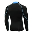 thumbnail image 3 of Utoimkio Men's Athletic Compression Shirts Dry Athletic Workout Running T Shirts Long Sleeve Top Sport Shirts, 3 of 3