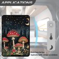 thumbnail image 5 of POLERO RV Door Window Shade Cover Mushroom Moon Night Blackout RV Door Window Shades Camper Sunshade Privacy Protection Travel Trailer Motorhome Sun Shade Accessories, 26 x 17.3 inches, 5 of 7