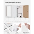 thumbnail image 2 of SONGMICS Portarretratos de Pared 12 Marcos con Cristal 60x50 cm, 2 of 5