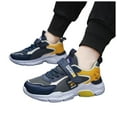 thumbnail image 3 of Huowey Child Toddler Athletic Shoes Running Walking Lightweight Sneakers Non Mesh Breathable Sport Shoes For Jogging Tennis Casual Sneakers,Yellow,14.5-15 Years, 3 of 9