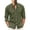 Solid Color, variant on Mens Spring And Summer Shirt Fashion Collarless Casual Solid Color Cotton And Linen Collar Button Long Sleeve Shirts For Men Breathable Top