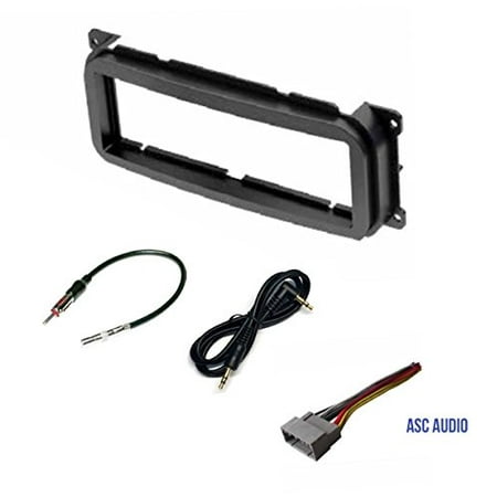 Single Din Car Stereo Dash Kit Wire Harness Antenna