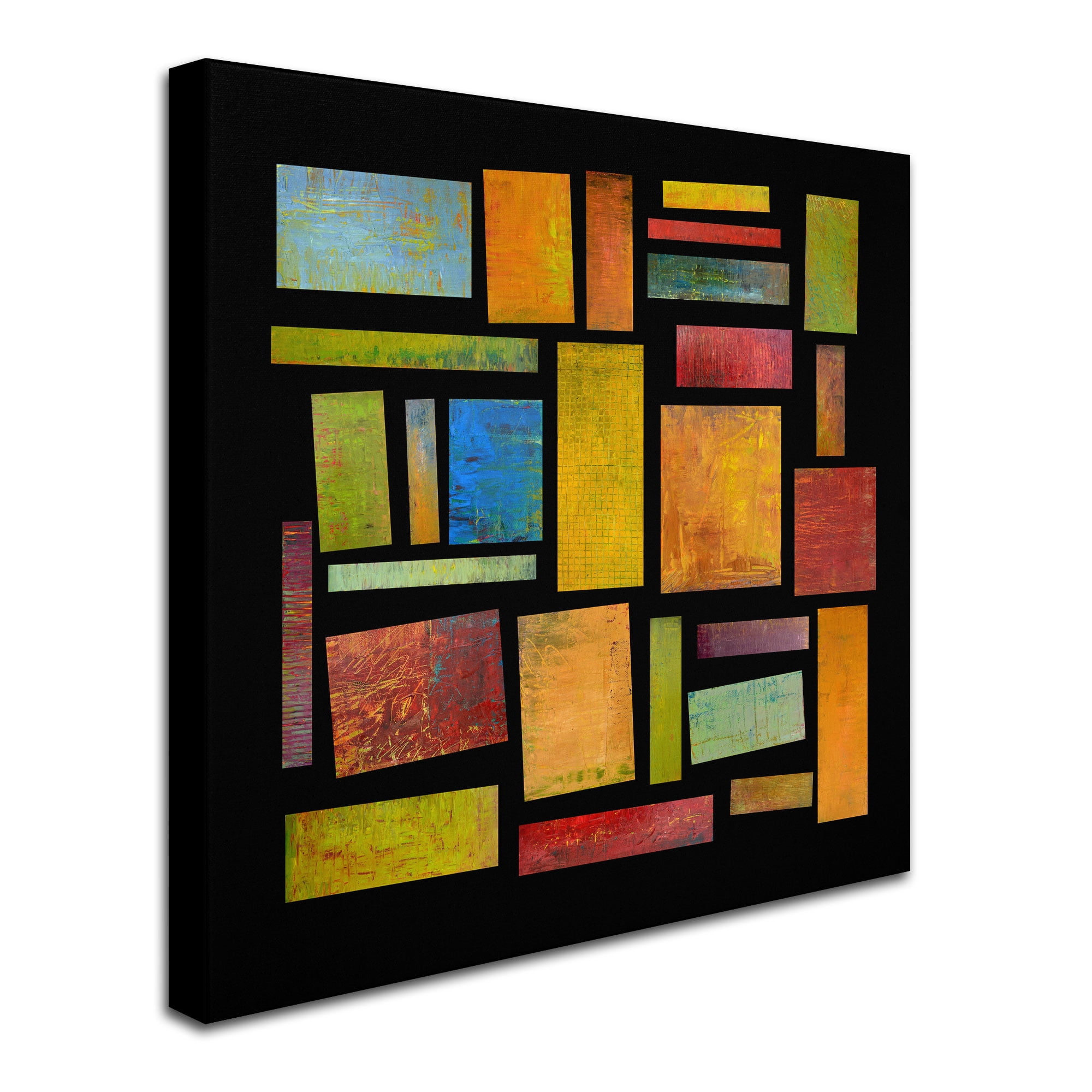 Trademark Fine Art "Building Blocks Four" Canvas Art by Michelle Calkins