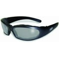 thumbnail image 1 of Global Vision Chicago Padded Riding Glasses (Black Frame/Clear-Smoke Lens), 1 of 2