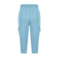 thumbnail image 6 of Capris for Women Casual Spring Cropped Leggings Knee Length Lounge Pants Yoga Exercise Workout Joggers Pockets Ladies Comfy Plus Size 2025 Trendy Outfits Lightweight Cute Fashion Dressy Clothes, 6 of 8