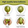 thumbnail image 3 of Globos Ztikug de látex metálico verde claro de 10 pulgadas (50 unidades), 3 of 6
