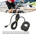 thumbnail image 4 of Electric Bike Handlebar Switch, IPX4 Waterproof Small Size DK21 1S Electric Bike Light Switch  For Outdoor Riding, 4 of 8
