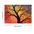 thumbnail image 3 of RKSupls Christmas Tapestry Wall Art, Tree of Life Hanging Tapestry Decoration for New Year Bedroom, Living Room, Dorm, Apartment Home Decor,90*60in, 3 of 5