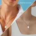 thumbnail image 4 of 925 Sterling Silver Bar Pendant for Women Jewelry 2.15 Grams Birthday Christmas Gifts for Women, 4 of 8