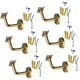 thumbnail image 1 of 6 soportes para barandilla de escalera, pasamanos fijos para escalera 6 cm x 8 cm, 1 of 9
