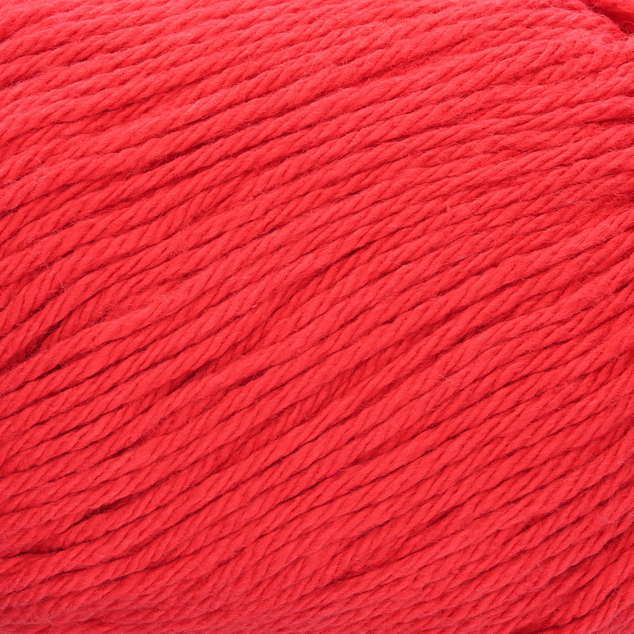 Hello Hobby Size 4 Medium Weight Cotton Red Yarn, 2.5 oz, 120 yds