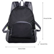 Foldable Backpack,Cute Backpack in Oxford Fabric, Leisure Time Minimalist Backpack, Large Capacity