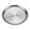 silvery, variant on Thickened Brushed Stainless Steel Plate, Stackable Multipurpose Round Dinner Disc, Reusable Western Steak Dessert Cake Tray, Durable Metal Serving Dish for Home Restaurant Outdoor Barbecue