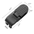 thumbnail image 2 of Pedales traseros para bicicleta LOOEEL, reposapiés plegable con ranura en U de 10 mm, 2 of 7