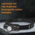 thumbnail image 3 of Linterna de Cabeza, Lámpara Impermeable IP66 5V 1A 1.5m anti -otoño 6 modos para actividades al aire libre, 3 of 7