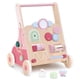 thumbnail image 1 of PairPear - Caminante de madera para bebé, color rosa, 1 of 4