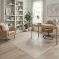 thumbnail image 2 of ODIKA 4'x6' Beige Geometric Oatmeal Cream Flowing Motif Sala Tan Neutral Washable Area Rug None Non-Slip, Chair-Friendly, Flatwoven for Home Office, Under Desk, 2 of 7