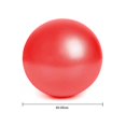 thumbnail image 2 of Mini Fitness Ball - Use For Pilates. Inflates With Included Straw. Core Work. No Pump Necessary! Pink, 2 of 5