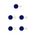 thumbnail image 1 of Injueey Llavero de bola peluda Llaveros cómodos Conveniente Adorable Delicado Multi-colores Llaveros Mujeres Azul oscuro 4 cm Type2 NO2 Injueey CBP365804, 1 of 3
