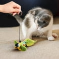thumbnail image 4 of Cat Toy under $5! Xqxayjr Feather Teaser Cat Toy, Interactive Kitten Chew Stick with Bird Design, Boredom Relief Pet Supplies, Self-Entertainment Toy for Cats, Fun and Safe, 4 of 6