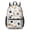 Chubby Cat White, variant on Red and White Cat and Bird Yellow 17" School Backpacks for Teens,Waterproof Oxford Fabric,S-Shape Padded Straps for School,Travel,Hiking,Camping