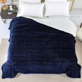 Exclusivo Mezcla Queen Size Sherpa Fleece Bed Blanket, Ultra Soft and