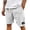 White_AA01, variant on Resicozy Mens Corduroy Shorts Casual Elastic Waist Drawstring 2026 Summer Beach Lounge Short with Pockets Navy L