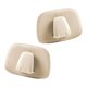 thumbnail image 3 of 2 ganchos para techo de coche, ganchos para colgar ropa, embellecedores de PP, accesorios para coche Beige, 3 of 9