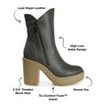 thumbnail image 5 of Journee Collection Womens Jaquie Round Toe Platform High Ankle Booties, 5 of 6