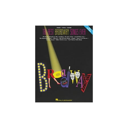 Hal Leonard The Best Broadway Songs Ever Updated Piano, Vocal, Guitar (Best Guitar Pickups Ever)