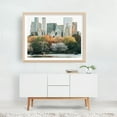 thumbnail image 2 of Spring at The Lake, Central Park 02 - Manhattan New York Photography City Skyline Architecture Autumn Boat Nature Scenic Oak Framed Wall Art Print 9 x 12 inches, 2 of 3