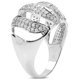 thumbnail image 3 of 0.98 Carat Genuine White Diamond .925 Sterling Silver Ring QJ Model, 3 of 3