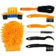 thumbnail image 1 of EeaseMX Juego de 8 cepillos de limpieza para bicicletas, kit de limpieza para cadena, neumáticos y ruedas dentadas., 1 of 7