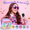 thumbnail image 3 of Kids Karaoke Machine with 2 Microphones, 3 4 5 6 7 8 9 10 Year Old Girls Gifts, Kids Karaoke Microphones, 3-8 Year Old Girls Toys Christmas Birthday Gifts for 3-12 Year Old Girls, 3 of 7