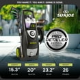 thumbnail image 4 of Sun Joe Electric Pressure Washer, Portable Power Washer with Wheels, SPX3000-PK1, 4 of 12
