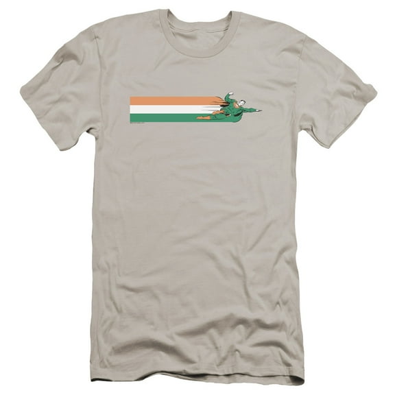 Superman Superman Ie Premium Adult 30/1 T-Shirt Silver