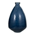 thumbnail image 6 of Round Silhouette Glass Vase for Living Room and Home Decor - Decorative Flower Vase for Mantel, Bedroom, or Office Display - House Accent for Entryway Table Decor or Window Sill - 19", Blue, 6 of 14