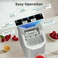 thumbnail image 6 of WAA Countertop Portable Electric Ice Cube Maker, 26lbs/24Hrs, Self-Cleaning, Grey, 6 of 9
