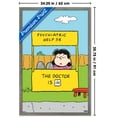 thumbnail image 3 of Peanuts: Classic - Lucy's Psychiatric Help Wall Poster, 22.375" x 34" Framed, 3 of 5