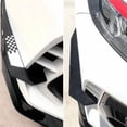 thumbnail image 4 of 28cm Front Bumper Canards Splitter Fins For Honda Civic Type-R 2016-2021 - Gloss Black, 4 of 5