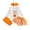 Orange, variant on Zaveiop Infant Baby Girl Halloween Outfit 3 6 9 12 18 Months Long Sleeve Romper Skort Headband and Socks Clothes Set Size 3-6 Months