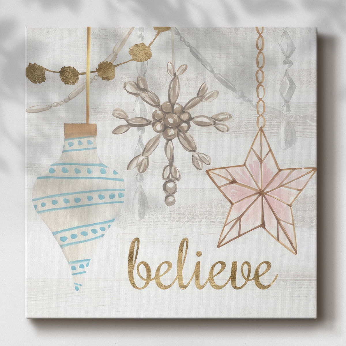 Elegant Ornaments I- Gallery Wrapped Canvas