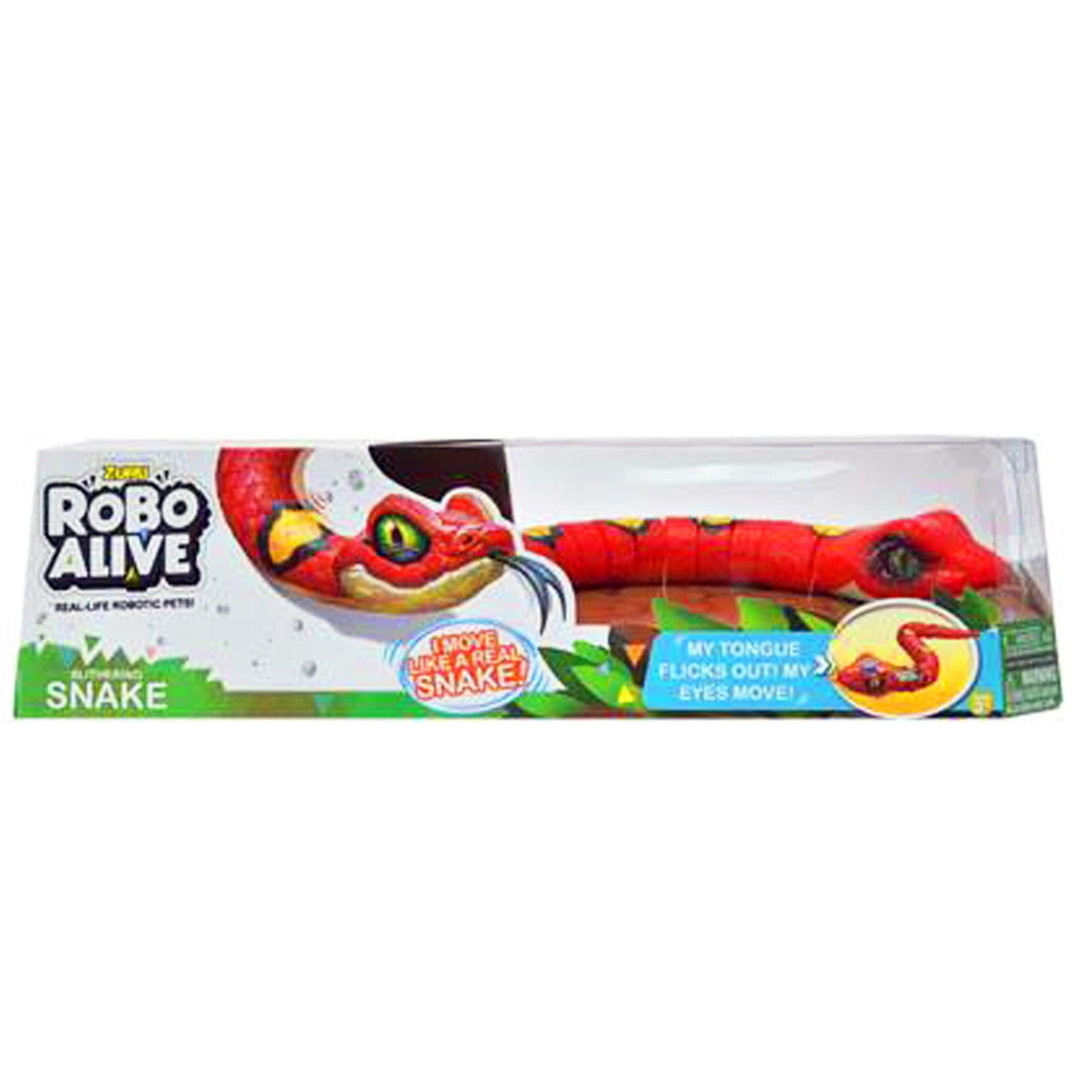 Zuru Red Robo Alive Robotic Snake Toy Pet