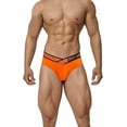thumbnail image 3 of Men's sports low-waist briefs hip-lifting Modal comfortable underwear-orange/black/white, 3 of 10