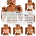 thumbnail image 4 of Women's Back Bra, Racerback Bra, Daily Pullover Bra, Wireless Seamless Bra, Soft Comfort Bra, Supportive Smoothing Bra, Women's Everyday Underwear for Daily Wear | TruBelle,Coffee L, 4 of 8