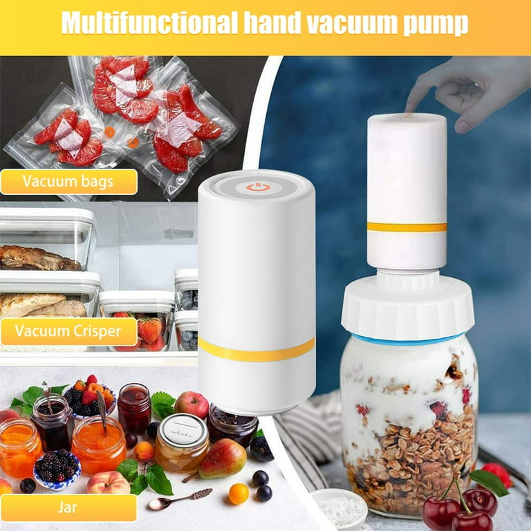 Vacuum Seal Bags Food Storage Container Electric Vaccum Pump Set